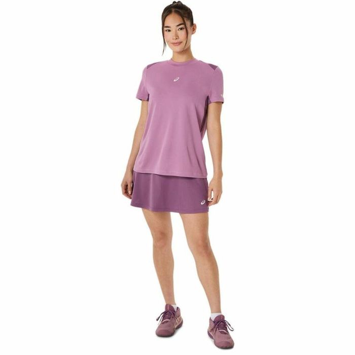 Camiseta de Manga Corta Hombre Asics Padel Court Ss Top Morado Violeta 3