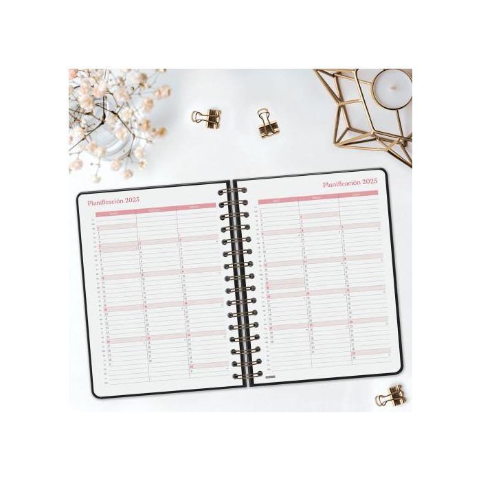 Finocam Agenda Anual Alma Espiral E10-155x212 mm 1Dp Negro 2025 3 Finocam Agenda Anual Alma Espiral E10-155x212 mm 1Dp Negro 2025 3