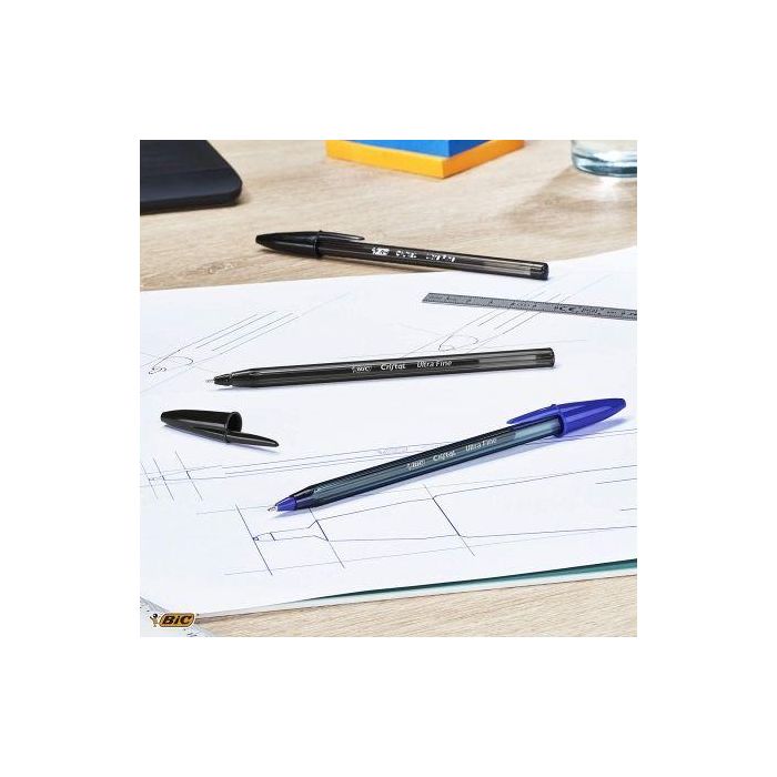 Bic Cristal Bolígrafo Exact Ultra Fine Negro Caja 20 Ud 3 Bic Cristal Bolígrafo Exact Ultra Fine Negro Caja 20 Ud 3