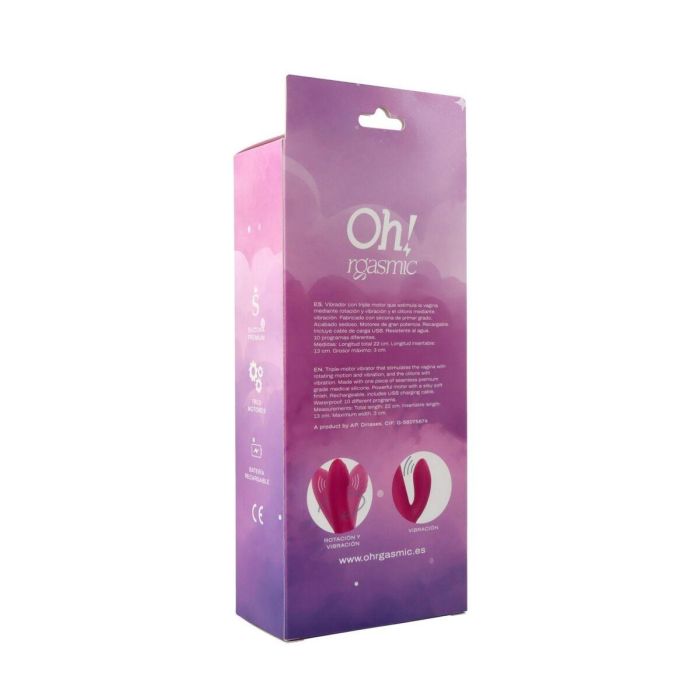 Vibrador Doble Estimulación Oh!rgasmic Rosa 2