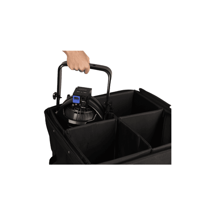 Gator Funda Reforzada Para 4X Par 64 Led Con Ruedas 56x16x61cm 5