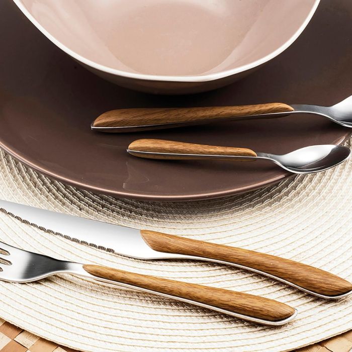 Amefa Éclat Cuchara de Postre de Acero Inoxidable 13,5 cm 2mm - Set de 6 Piezas con Acabado Brillo, Apto Lavavajillas 2