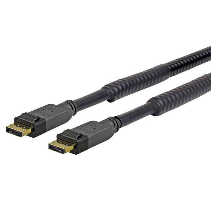Vivolink Cable DisplayPort Blindado 20m Soporta 4K@60Hz para Aplicaciones Profesionales