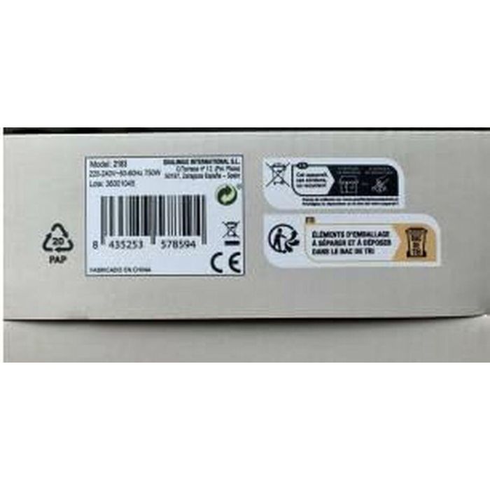 Jocca AAAPU56608 - Sandwichera Grill Naturaleza Blanca 1