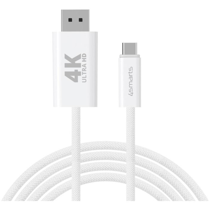 4smarts Cable USB-C a DisplayPort 2m blanco