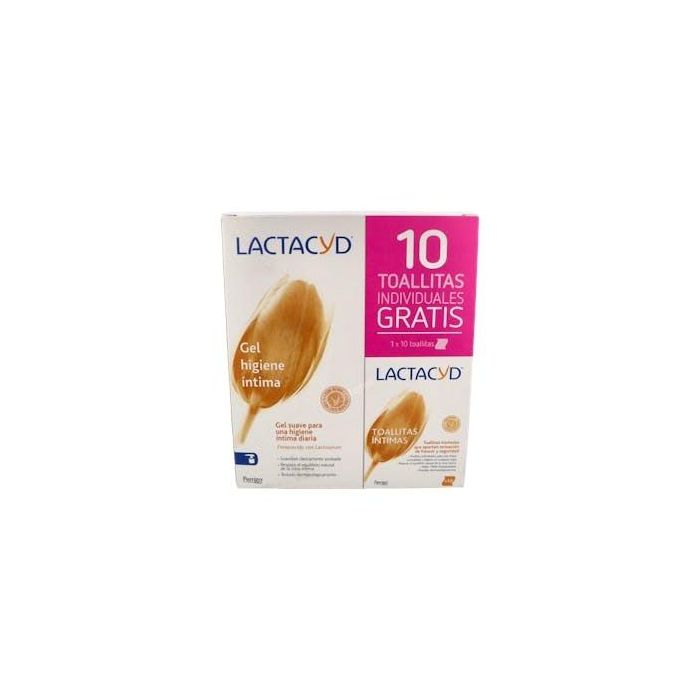 Lactacyd Íntimo Solución 400 ml + Toallita