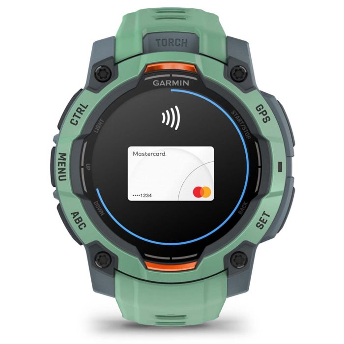 Garmin Instinct 3 Smartwatch AMOLED 1.2" (3,05 cm) 390x390 Píxeles 45mm con GPS y Pantalla Táctil Correa Silicona Verde 10