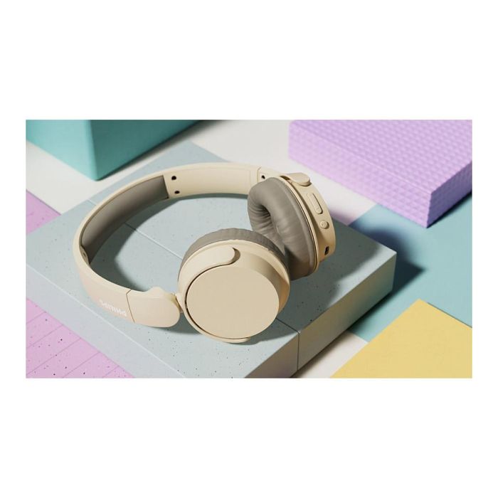 Philips TAH3209BG/00 Auriculares Inalámbricos Bluetooth Beige con Micrófono, 25h Reproducción, Llamadas Nítidas y Diseño Plegable 10 Philips TAH3209BG/00 Auriculares Inalámbricos Bluetooth Beige con Micrófono, 25h Reproducción, Llamadas Nítidas y Diseño Plegable 10