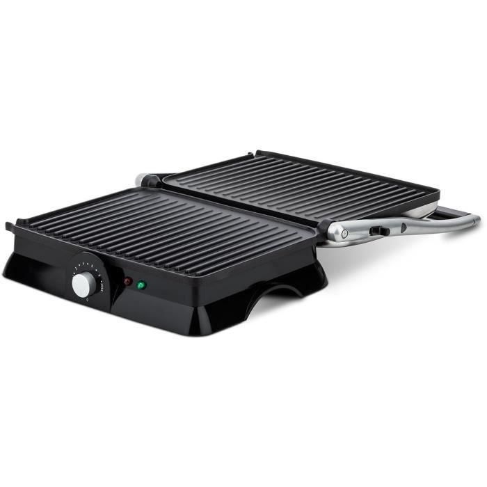 Plancha eléctrica para carne H.KoeNIG GR20 - Acero inoxidable y negro 3