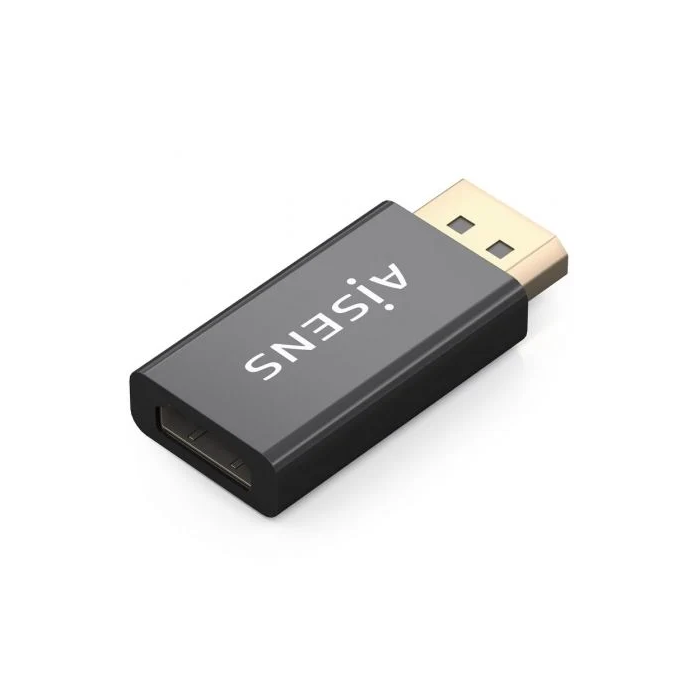 AISENS - CONVERSOR DISPLAYPORT A HDMI 4K@60HZ, DP/M-HDMI/H, NEGRO