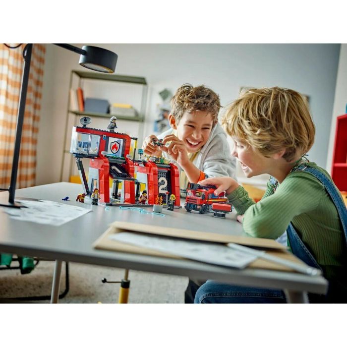 Playset Lego 60414 Fire station with Fire engine 2 Playset Lego 60414 Fire station with Fire engine 2