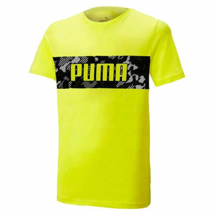 Camiseta de Manga Corta Infantil Puma Active Sports Graphic Amarillo 7-8 Años 0 Camiseta de Manga Corta Infantil Puma Active Sports Graphic Amarillo 7-8 Años 0