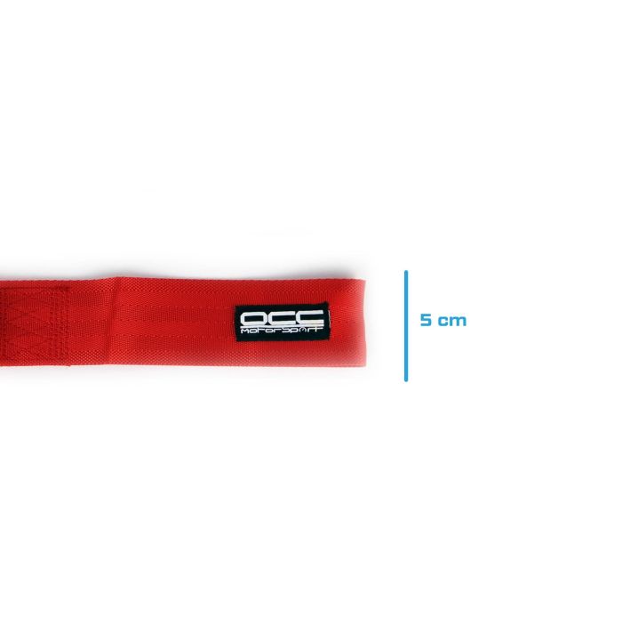 OCC Motorsport OCCRC016 Cinta de Remolque para Coche Racing JDM Roja con Tornillo, Nylon y Acero, 3000kg Carga 5