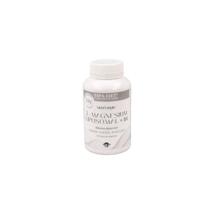 ESPADIET 2-Magnesium Liposomal +B6 90 cápsulas. Magnesio y Vitamina B6 para energía, huesos, músculos y reducir fatiga