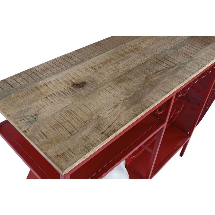 Botellero Home ESPRIT Rojo Metal 165 x 60 x 100 cm 2