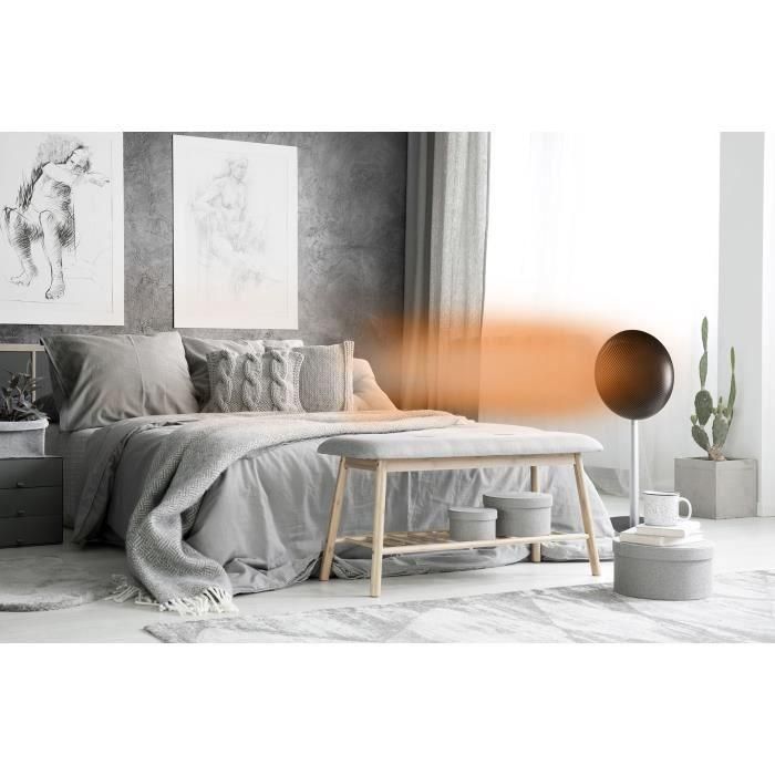 Radiador cerámico turbo - 2000 W - DOMO - DO7349H - 34 x 28 x 81 cm - Negro 2 Radiador cerámico turbo - 2000 W - DOMO - DO7349H - 34 x 28 x 81 cm - Negro 2