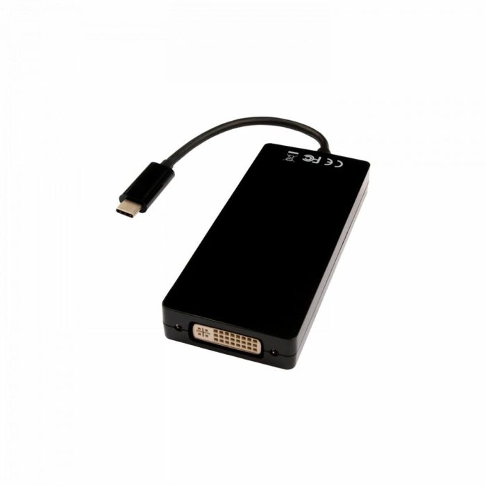 Hub USB V7 V7UC-DPHDVGADVI-BLK Negro