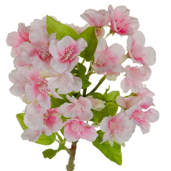 Rama Flores Rosa Pvc Jardín 40 cm