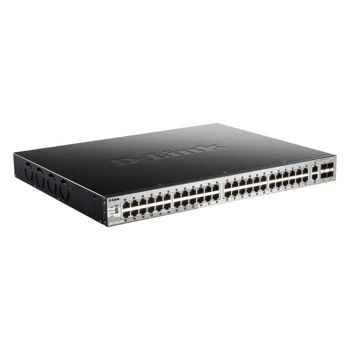 D-Link Switch Gestionado DGS-3130 L3 48 Puertos Gigabit Ethernet 4 Ranuras SFP+ 216 Gbps PoE 370W 1