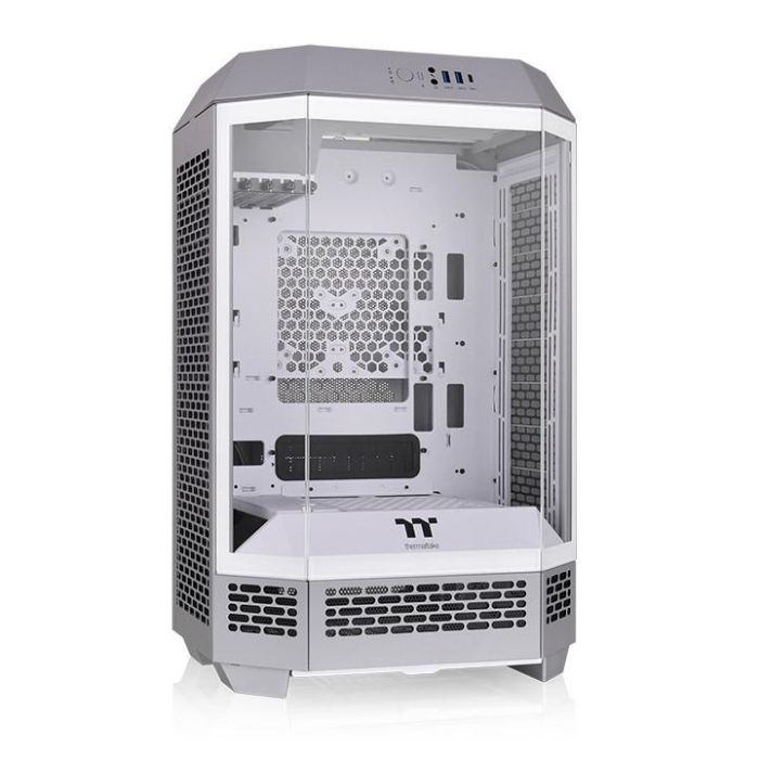 Thermaltake Tower 300 Limestone Micro Torre para PC, Caja de Computadora Gris y Blanco con Ventiladores 2x 140mm 2 Thermaltake Tower 300 Limestone Micro Torre para PC, Caja de Computadora Gris y Blanco con Ventiladores 2x 140mm 2