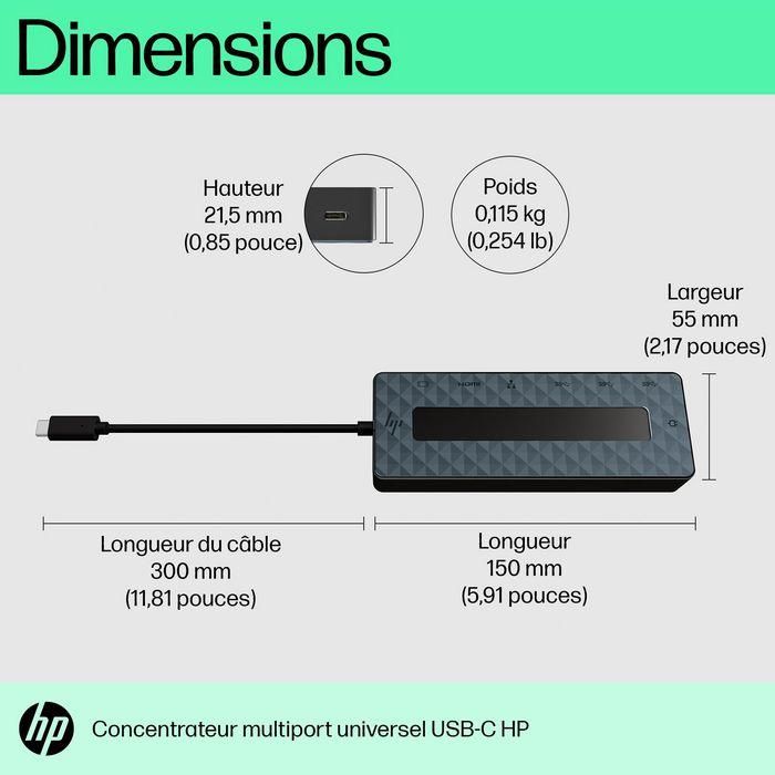 HP Universal USB-C Multiport Hub 8 HP Universal USB-C Multiport Hub 8