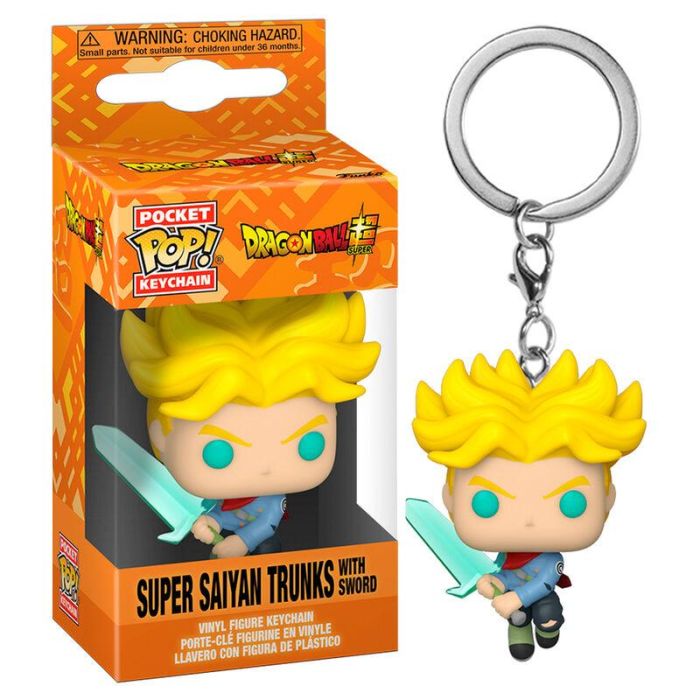 Llavero Pocket POP Dragon Ball Super Saiyan Trunks with Sword 2