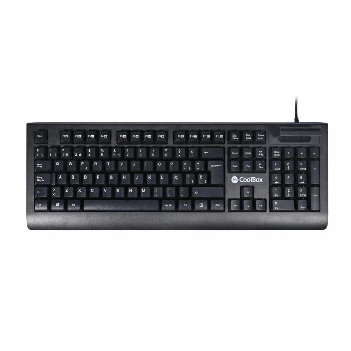 CoolBox COO-TEC04DNI Teclado USB QWERTY Español Completo de Membrana para Oficina Negro 0 CoolBox COO-TEC04DNI Teclado USB QWERTY Español Completo de Membrana para Oficina Negro 0
