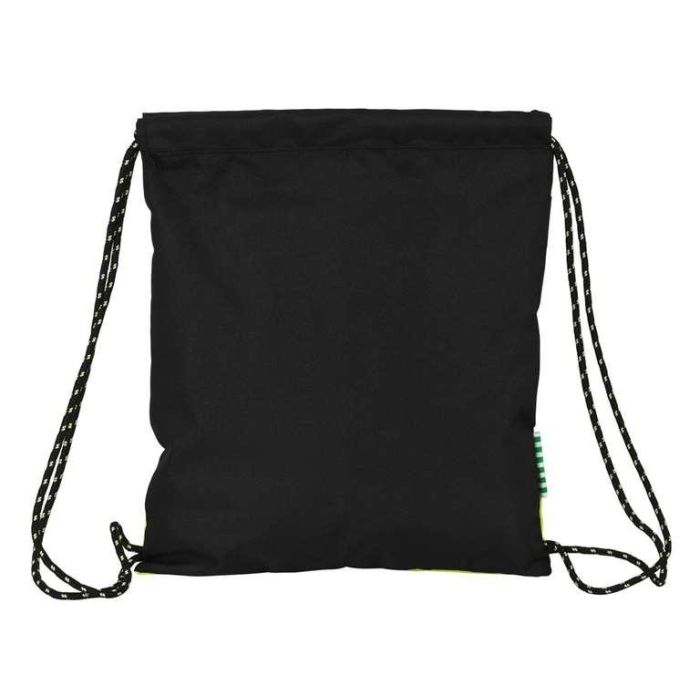 Bolsa Mochila con Cuerdas Real Betis Balompié Negro Lima 2 Bolsa Mochila con Cuerdas Real Betis Balompié Negro Lima 2