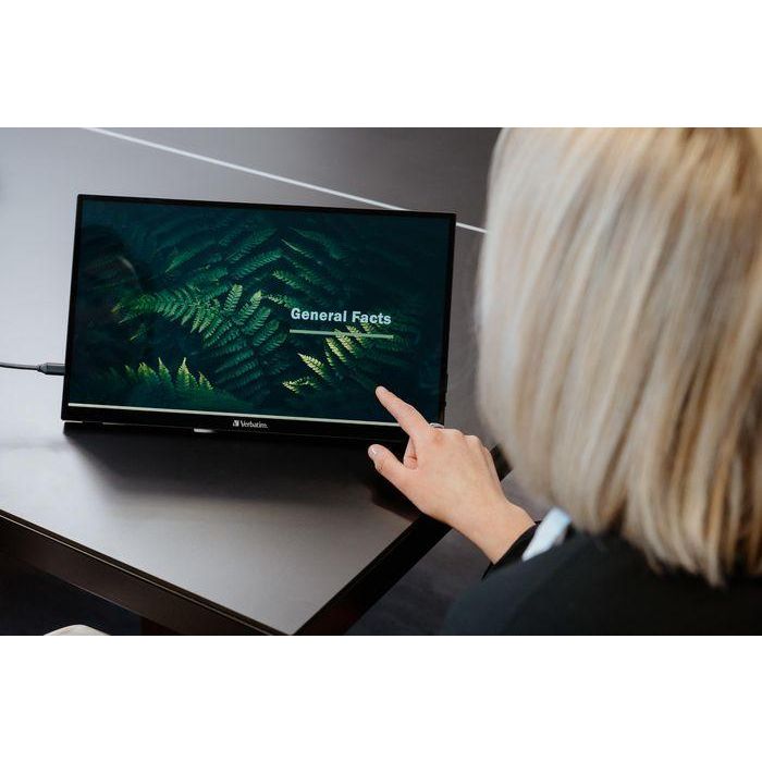 Monitor Portátil Táctil Verbatim PMT-15 15.6"/ Full HD/ Multimedia/ Negro 6 Monitor Portátil Táctil Verbatim PMT-15 15.6"/ Full HD/ Multimedia/ Negro 6