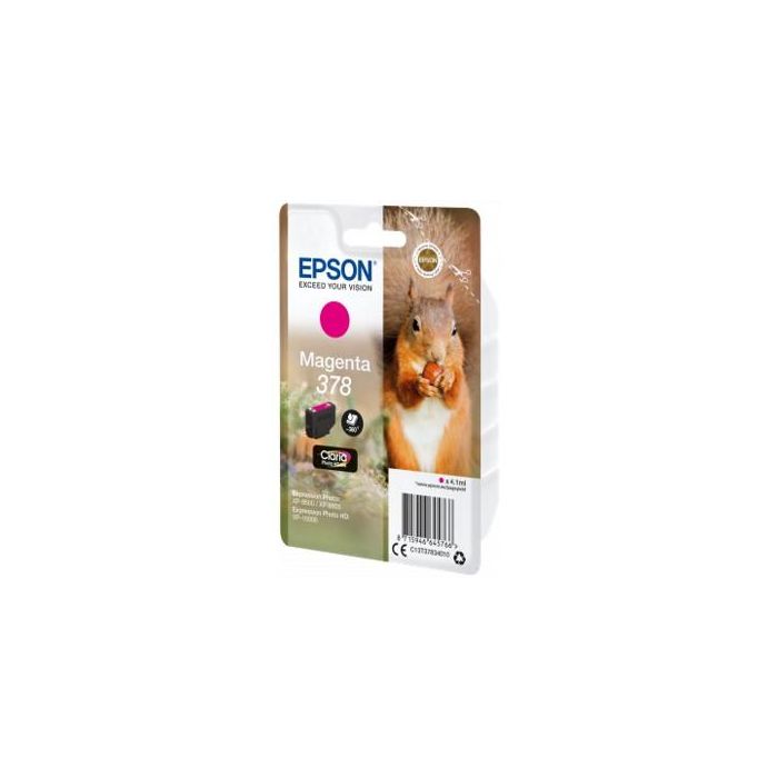 Epson 378 Magenta Tinta Original 360 Páginas para Expression Home XP-8605, XP-8606, XP-15000, XP-8500, XP-8505