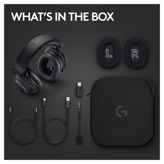 Logitech PRO X 2 Lightspeed Auriculares Inalámbricos Gaming Negro 6