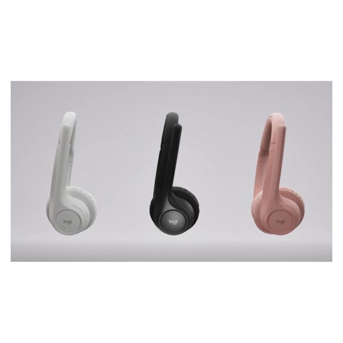Logitech Auriculares Inalámbricos Bluetooth Zone 300 con Micrófono con Cancelación de Ruido - Rosa LOG5099206120044