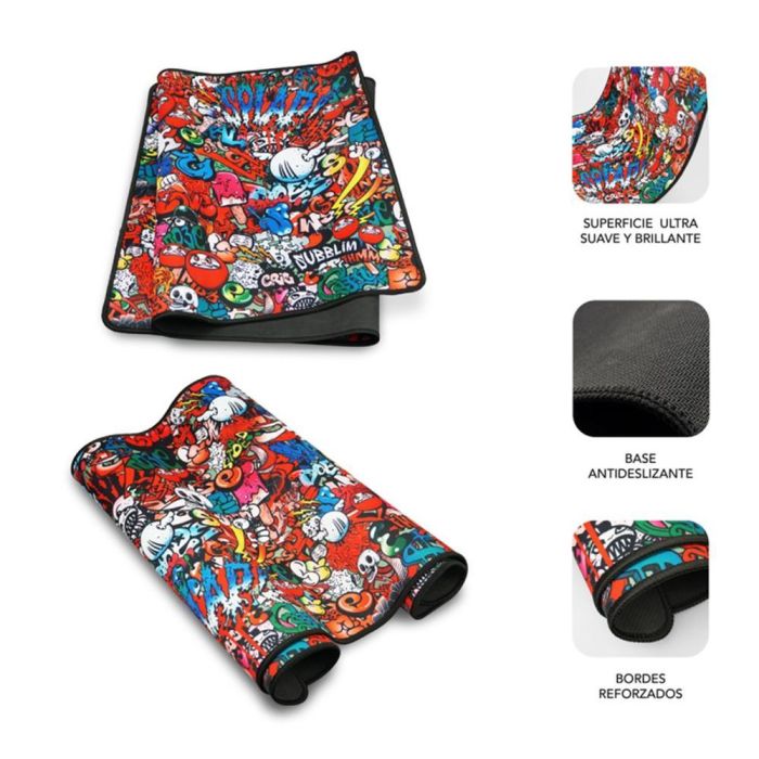 SUBBLIM Alfombrilla Graffiti XL Mouse Pad 1 SUBBLIM Alfombrilla Graffiti XL Mouse Pad 1