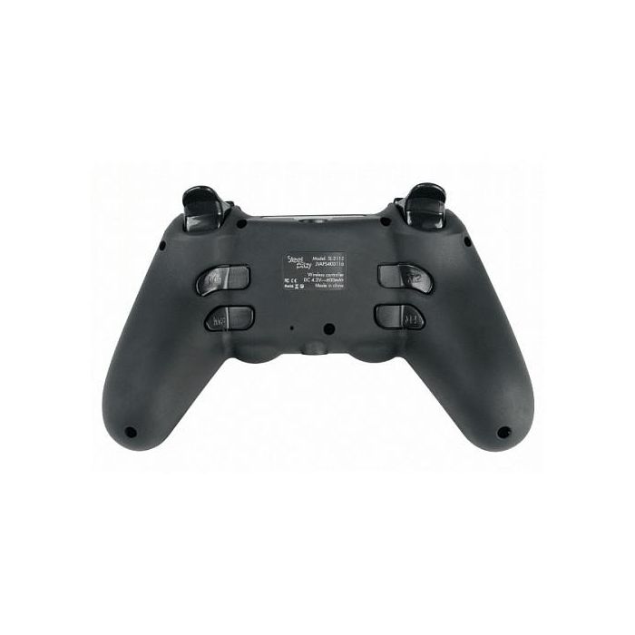 Nacon Steelplay Slim Pack - Mando Inalámbrico RF para PC y PlayStation 4, con Vibración, Superficie Táctil y Botones Programables - Color Oro 1