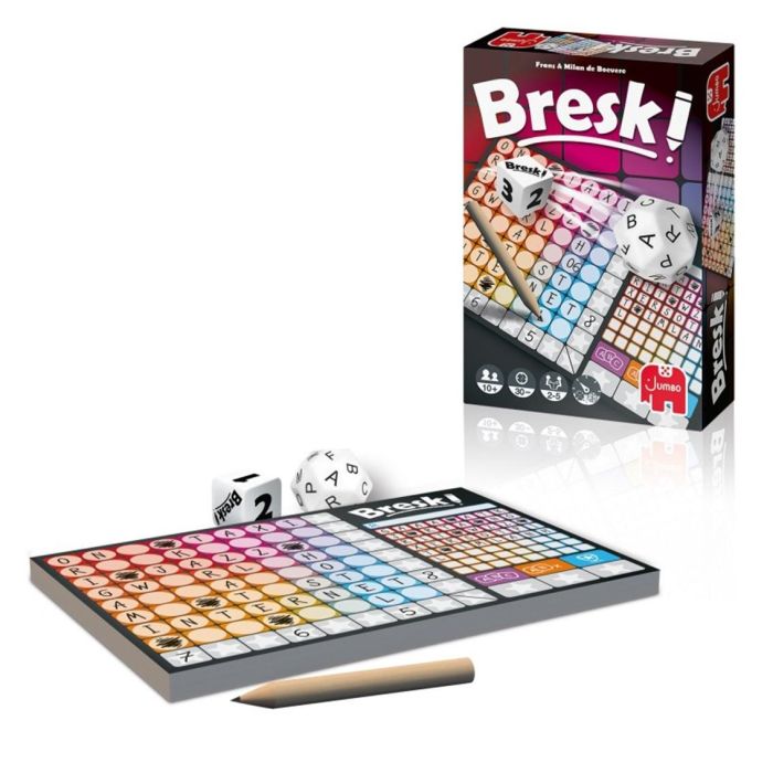 Jumbo Juego de Mesa Bresk! de Palabras, Pegi 10, Juego Familiar Educativo