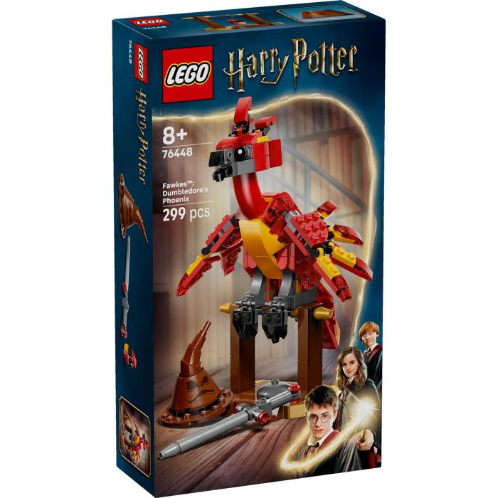 LEGO 76448 Harry Potter Fawkes Fénix de Dumbledore Set de Construcción Figura Articulada 14