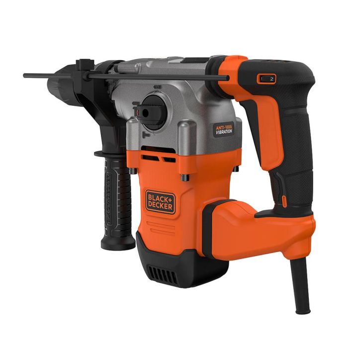 Black+Decker Martillo percutor SDS-Plus 1250W BEHS03K-QS, 3 modos, anti-vibración, maletín 2 Black+Decker Martillo percutor SDS-Plus 1250W BEHS03K-QS, 3 modos, anti-vibración, maletín 2