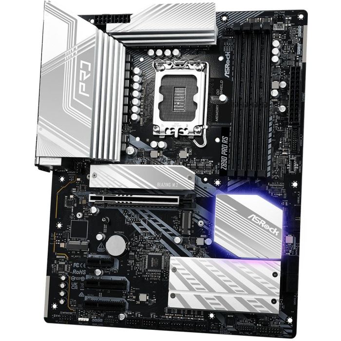 ASRock Z890 PRO RS Placa Base, Intel LGA 1851, 4 DDR5, ATX, 90-MXBP10-A0UAYZ 4