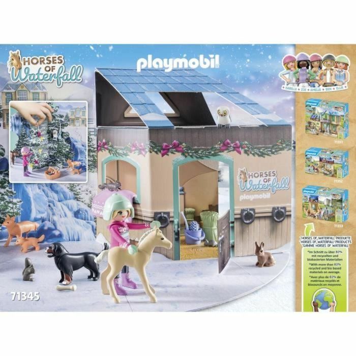 PLAYMOBIL 71345 Calendario de Adviento - Ecuestre - La magia de la Navidad - 24 sorpresas por descubrir mientras esperas la Navidad 1