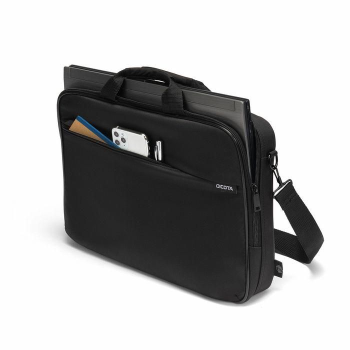 Dicota Top Traveller ONE Maletín Toploader Acolchado para Portátil 13-14.1 pulgadas Negro, Bolsillo Organizador, PET Reciclado 2 Dicota Top Traveller ONE Maletín Toploader Acolchado para Portátil 13-14.1 pulgadas Negro, Bolsillo Organizador, PET Reciclado 2