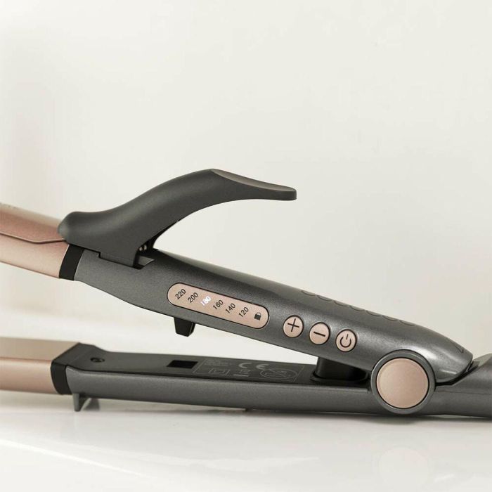 Cecotec Bamba RitualCare 1000 Ceramic 2in1 Plancha de pelo Caliente Gris, Rosa 82 W 2 m 1 Cecotec Bamba RitualCare 1000 Ceramic 2in1 Plancha de pelo Caliente Gris, Rosa 82 W 2 m 1