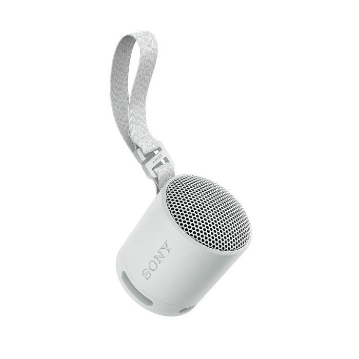 Sony Altavoz Portable Bluetooth SRS-XB100/ 2.0/ Gris Claro. Sonido potente y nítido, resistente al agua IP67, hasta 16h de batería. 2