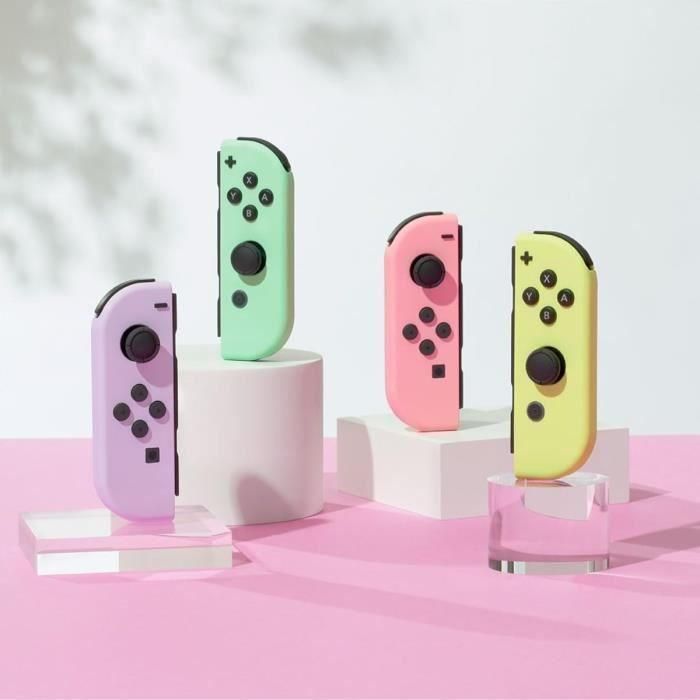 Par de pastel y pastel pastel joy-con rosa rosa Nintendo Switch 2 Par de pastel y pastel pastel joy-con rosa rosa Nintendo Switch 2