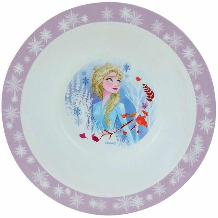 Set de Vajilla Disney Frozen - FUN HOUSE - 006379 - Plato hondo, plato llano, taza, botella y vaso con pajita 4