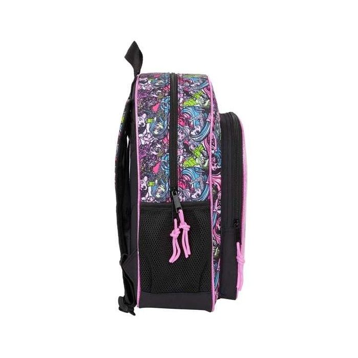 Mochila Safta Junior Adaptable A Carro Monster High 380x320x120 mm 2 Mochila Safta Junior Adaptable A Carro Monster High 380x320x120 mm 2