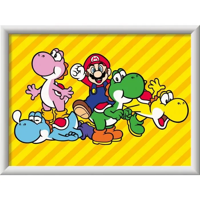 Ravensburger Kit Pintura por Números Super Mario 25529 (18 x 24 cm) CreArt Kids 1 Ravensburger Kit Pintura por Números Super Mario 25529 (18 x 24 cm) CreArt Kids 1