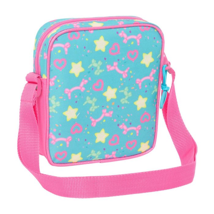 Bolso Bandolera Gabby's Dollhouse Confetti Rosa Turquesa 16 x 18 x 4 cm 2 Bolso Bandolera Gabby's Dollhouse Confetti Rosa Turquesa 16 x 18 x 4 cm 2