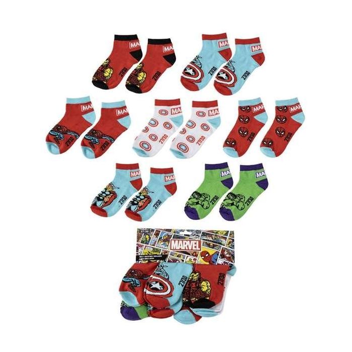 Cerdá Pack Calcetines Tobillero Marvel Talla 23/26 Modelos Surtidos 1 Cerdá Pack Calcetines Tobillero Marvel Talla 23/26 Modelos Surtidos 1