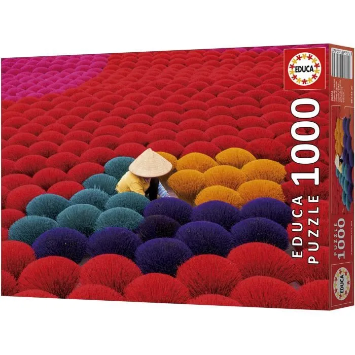 Educa Puzzle 1000 piezas Aldea del Incienso, Vietnam 2 Educa Puzzle 1000 piezas Aldea del Incienso, Vietnam 2