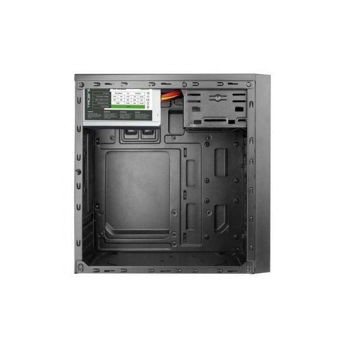Anima AC4500 Caja Minitorre MicroATX/Mini-ITX con Fuente de Alimentación 500W Ultrasilenciosa, USB 3.0, Panel Frontal Aluminio Pulido Negro 3